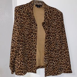 Cheetah blazer